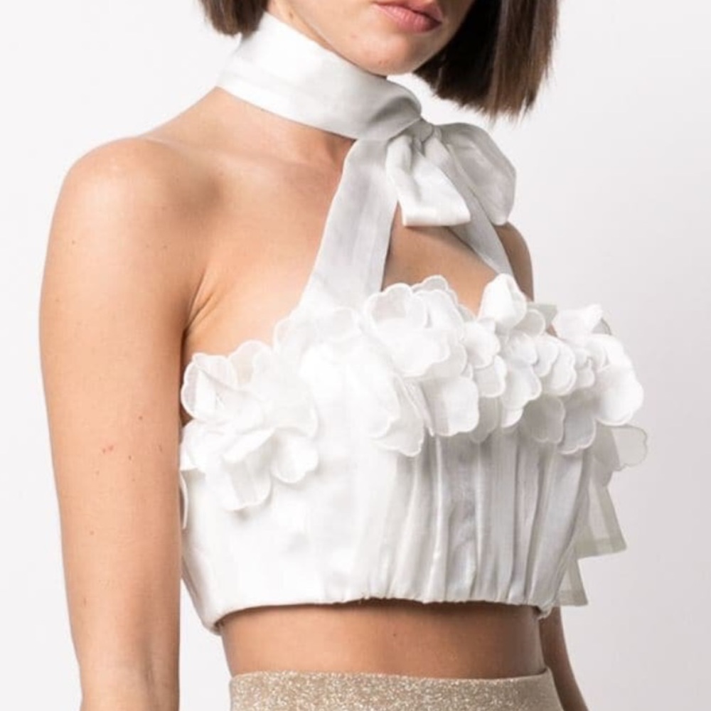 Zimmermann The Lovestruck Garland Bodice Top Zimmermann Size 3 - Picture 3 of 17
